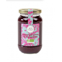 Pot de confiture bio de profil